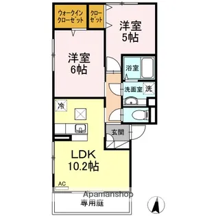 メゾンダイ【1階】の間取り