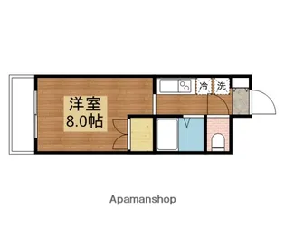 STUDENTVILLAGEHAIKONSU【307号室】の間取り