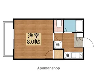 コーポDOHI E【203号室】の間取り