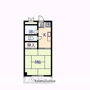 兼安マンション【1階】の間取り