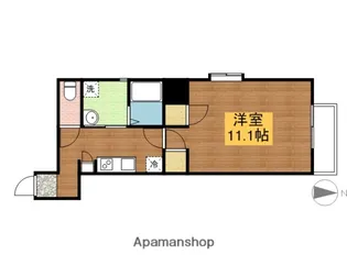 エイトバレー30【304号室】の間取り