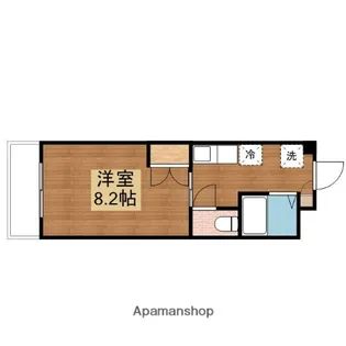 スカイレジェンド【405号室】の間取り