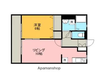 エトワール広大通りA【202号室】の間取り