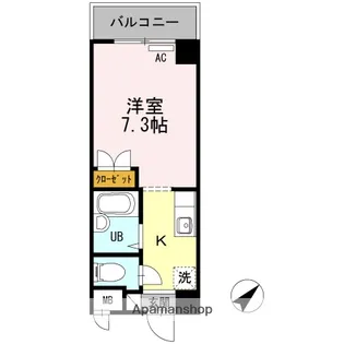 エクレール【4階】の間取り