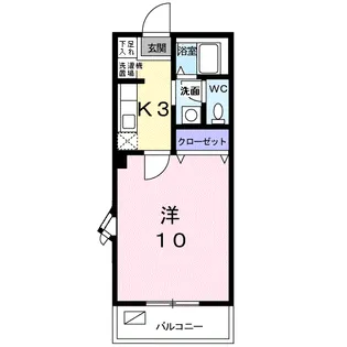 ヴェント・コルソ【1階】の間取り