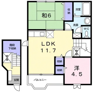 メリーパレス【2階】の間取り