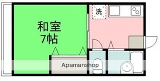 サンヒルズK2【205号室】の間取り