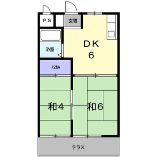 ラフェスタ【1階】の間取り