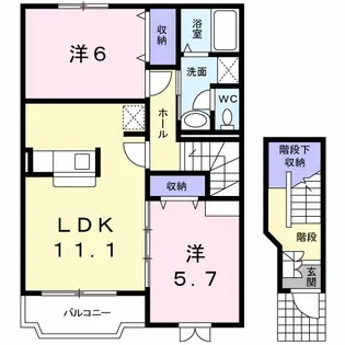緑風館【2階】の間取り