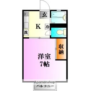 ルベリエA【2階】の間取り