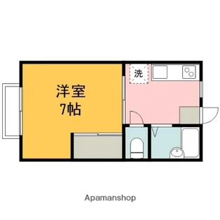 サンヒルズK5【103号室】の間取り
