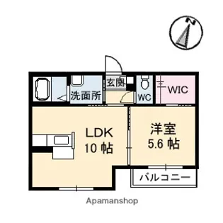 サンフェリスターズ【1階】の間取り