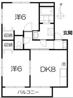 ラ・メール【202号室号室】の間取り