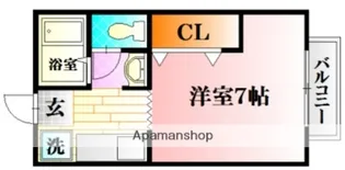 サンライフ市地A【106号室】の間取り