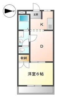 ラ・ポール宮川B【00301号室】の間取り