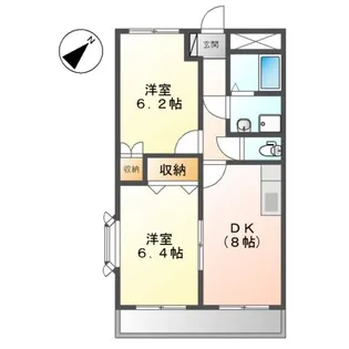 エポック21【406号室】の間取り