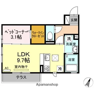 レオーネ18【103号室】の間取り