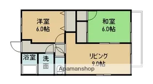 まるたかコーポF【201号室】の間取り