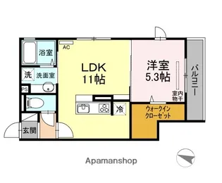 ベネディーレ【2階】の間取り