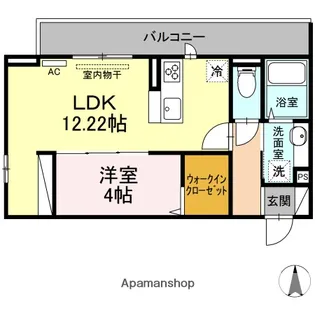 ジョイアススマート西条【2階】の間取り