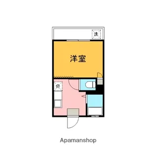 グリーンリーブス【106号室】の間取り