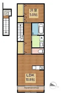 JIN【203号室】の間取り