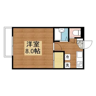 フェニックスタウンA館【107号室】の間取り