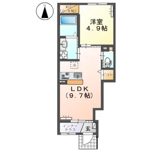 メゾン アンシェンヌ【1階】の間取り