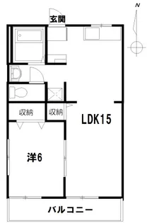 セフィラSUGIWIーFI対応【101号室号室】の間取り
