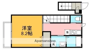 広島県東広島市黒瀬楢原西2丁目【アパート】の間取り