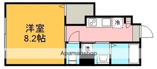 広島県東広島市黒瀬楢原西2丁目【アパート】の間取り