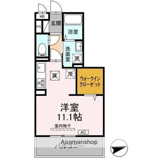 メゾングランレーヴ A棟【1階】の間取り