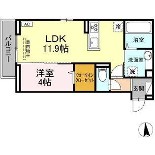 フォルトゥーナ【3階】の間取り