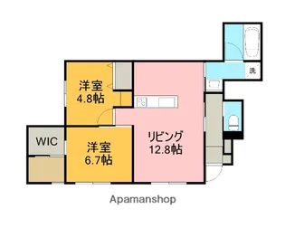 ピースロード (PEACE ROAD)【101号室】の間取り