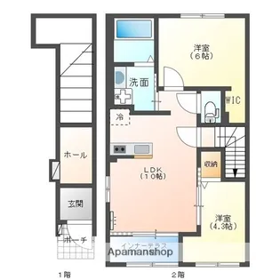 HALE ELUEKO【2階】の間取り