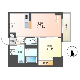 中央地所西条駅前ビル【7階】の間取り