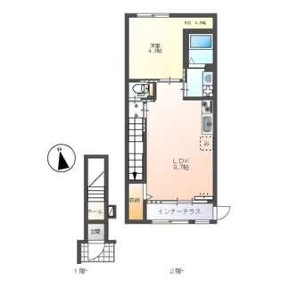 WBEC(【2階】の間取り