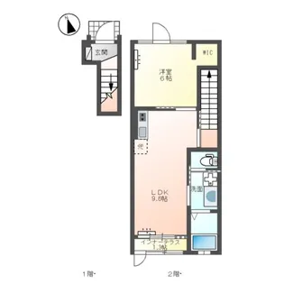 パーチェ(【2階】の間取り