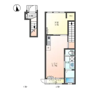 パーチェ(【2階】の間取り