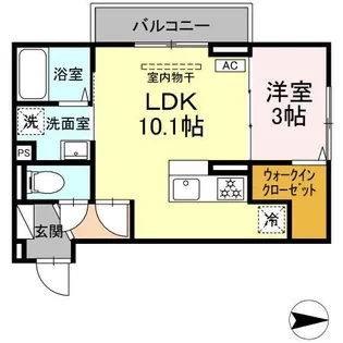 グレイスガーデンB【2階】の間取り