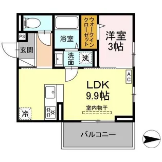 グレイスガーデンB【2階】の間取り