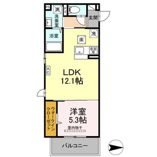 グレイスガーデンA【1階】の間取り