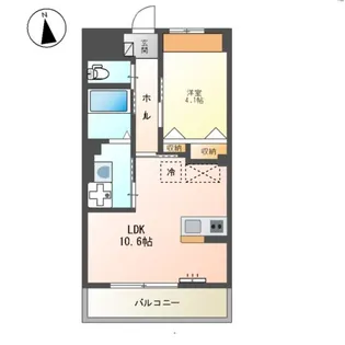 アリエス八本松【2階】の間取り