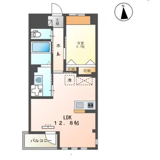 アリエス八本松【2階】の間取り