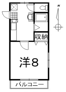 ジョイパレスA【302号室号室】の間取り