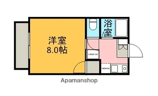 フローラ西条B棟【202号室】の間取り