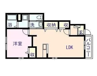 リバブル・コートA【1階】の間取り
