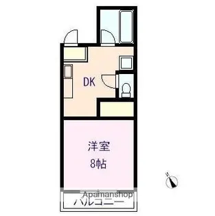 兼安マンション【105号室】の間取り