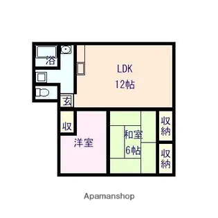 メゾンコローニュ【102号室】の間取り