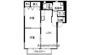 グリシーヌB棟【2階】の間取り